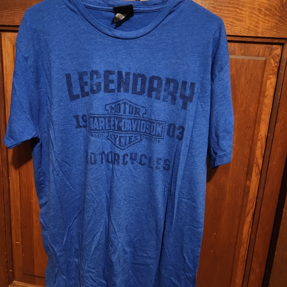 Harley-Davidson Blue Short Sleeve Tee